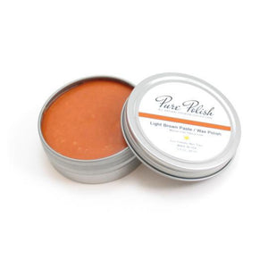 Pure Polish Wax Polish for premium leather shoe shine. Stocked by Little Lusso Australia