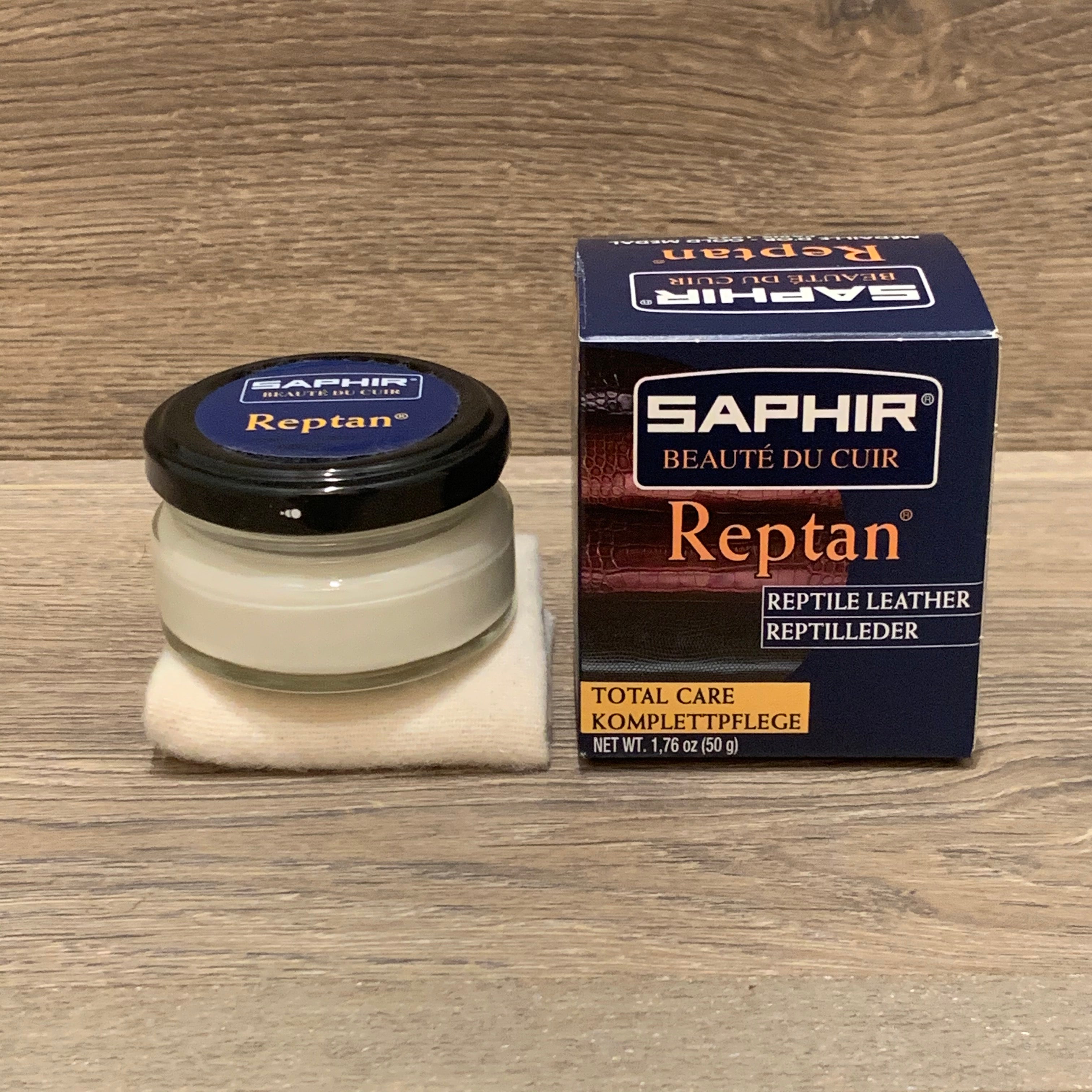 Saphir Reptan for exotic or reptile leather. Stocked in Australia