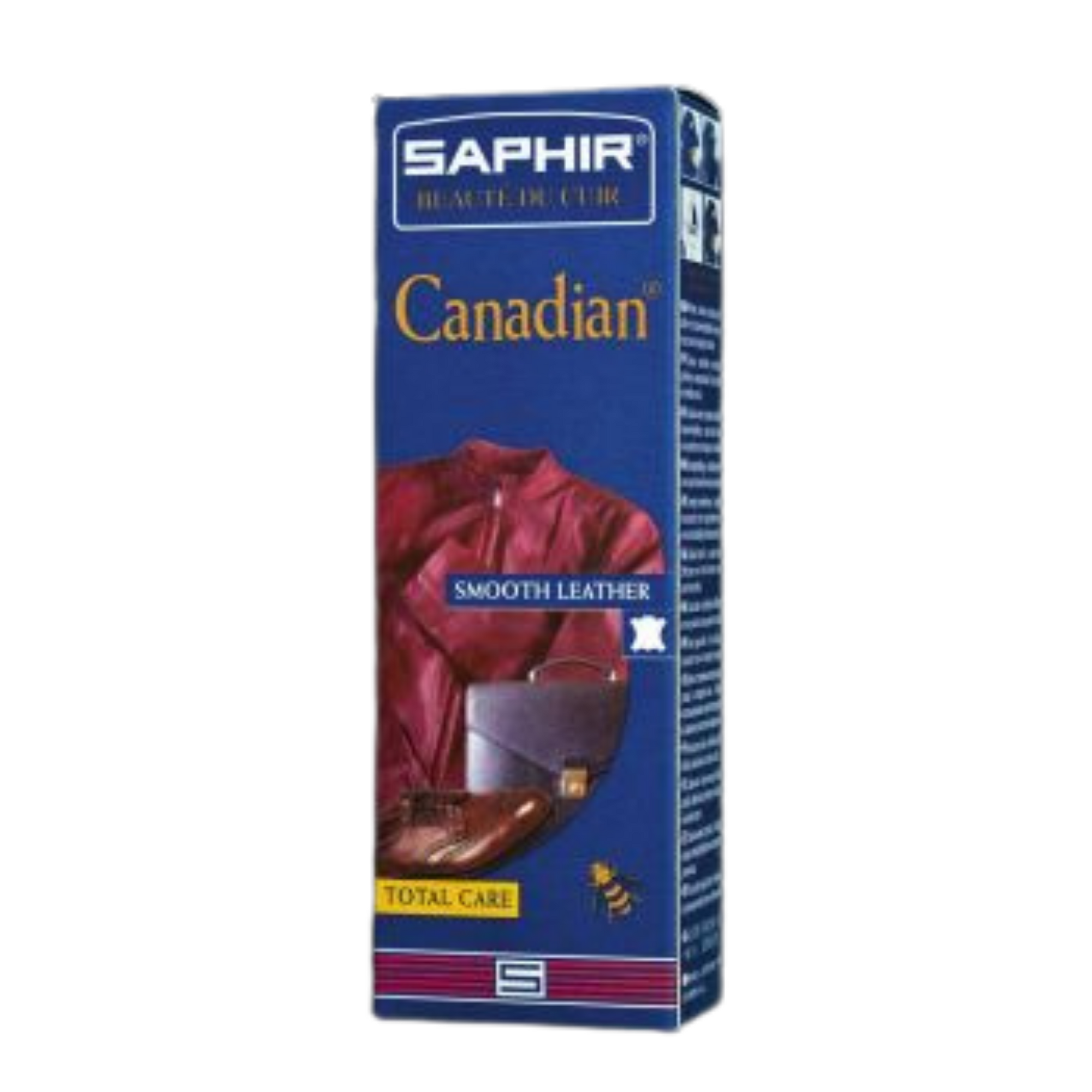 The Saphir Canadian cream is ideal for stain-removal, re-colouring, softening and waterproofing leather. Stocked by Little Lusso Australia