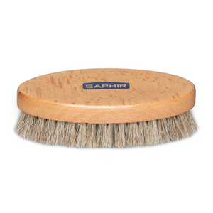 Saphir Oval Brush for leather care. Stocked in Australia